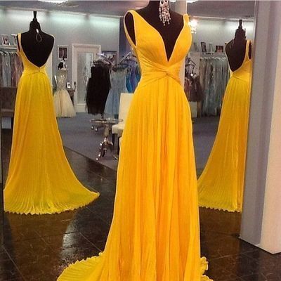 yellow flowy dress short