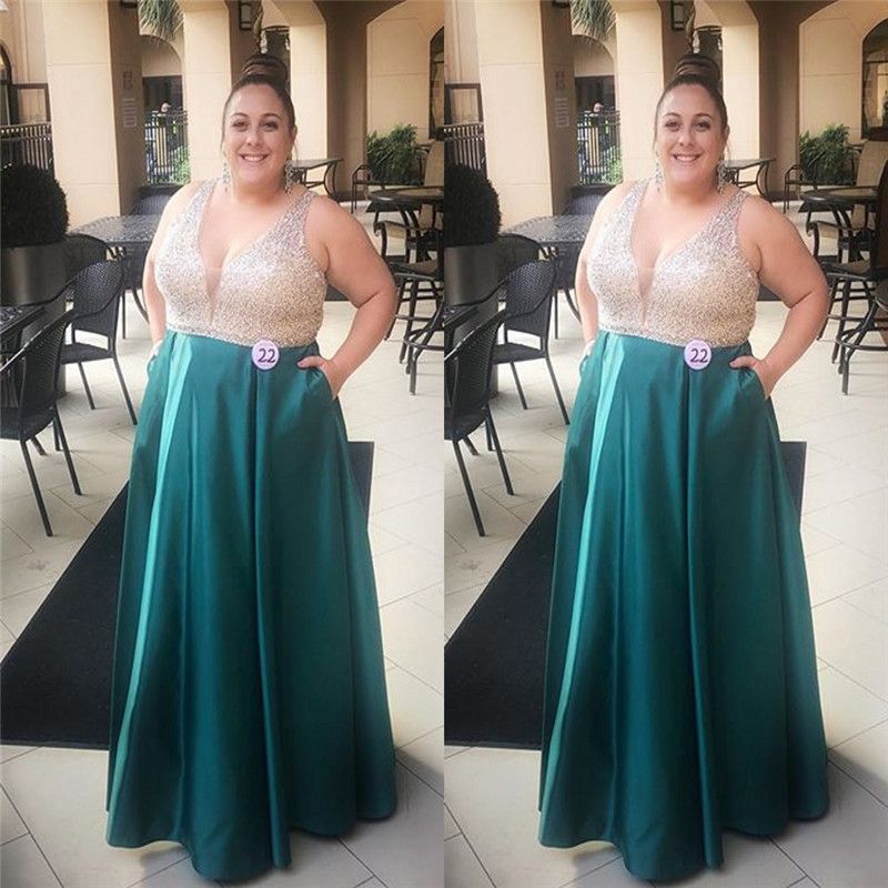 plus size pageant dresses