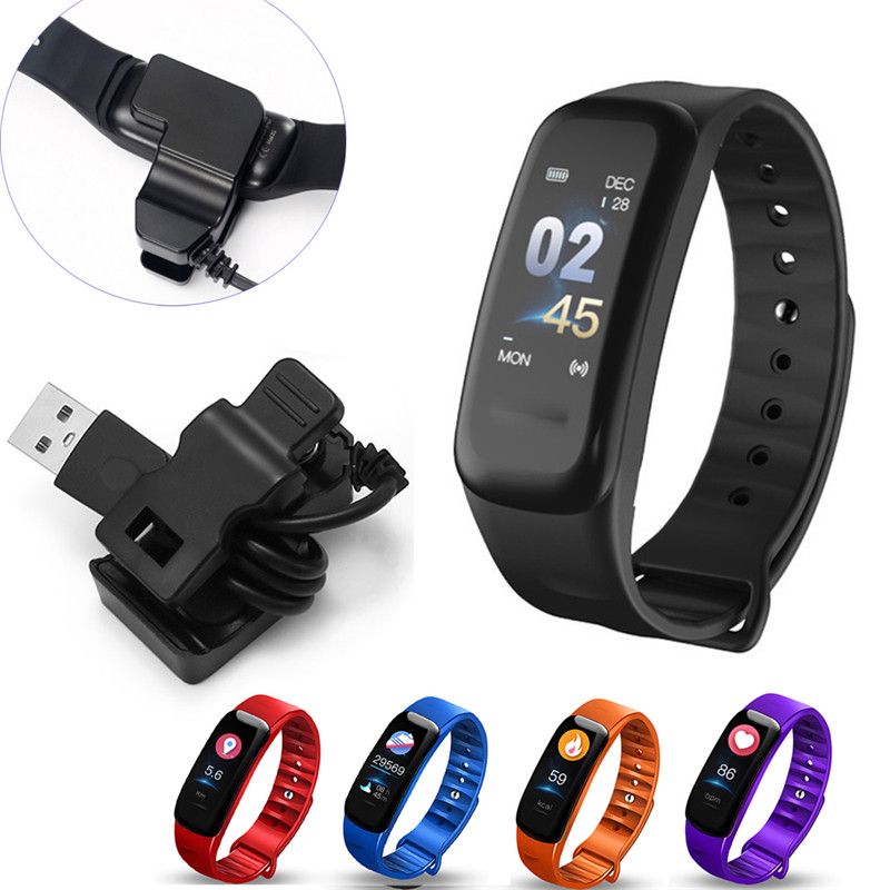 C1 Plus Color Screen Smart Bracelet Blood Pressure Smart Watch