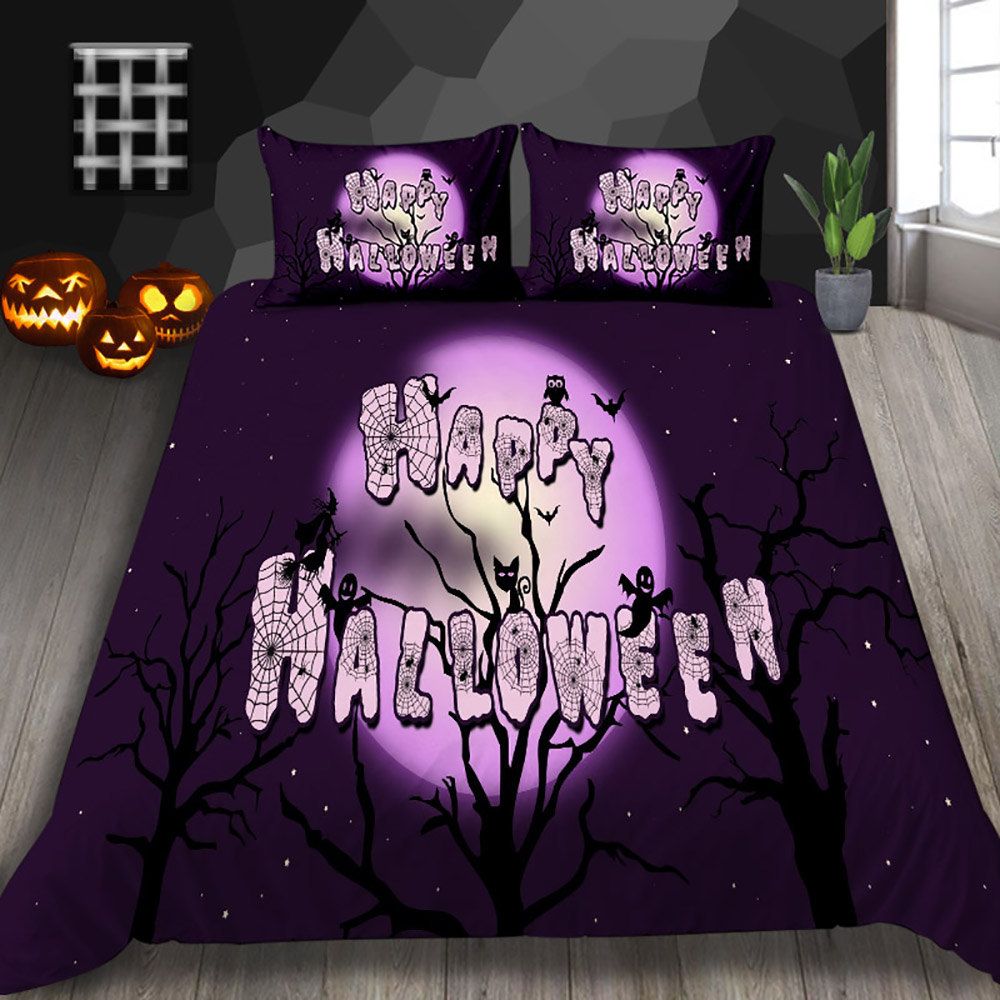 Halloween Print Bedding Set King Festival Decoration Fashion 3d