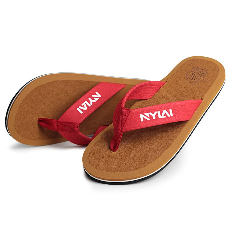 womens fabric strap flip flops