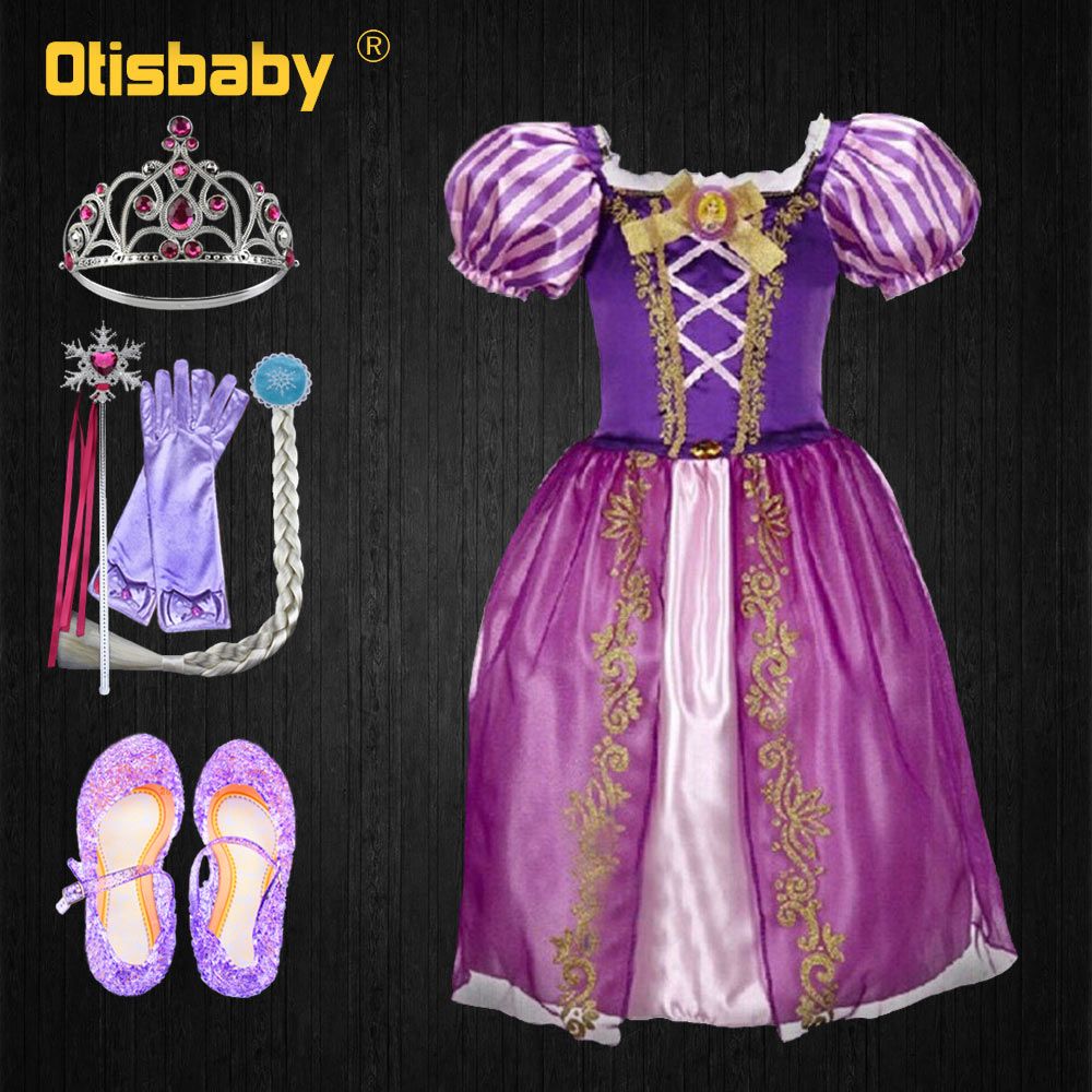 robe princesse raiponce fille