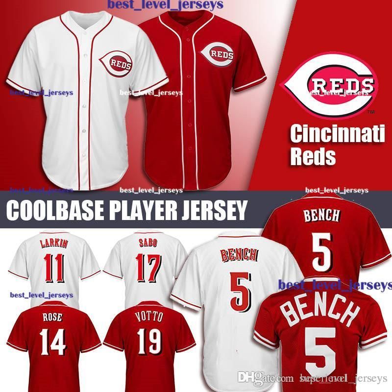 barry larkin reds jersey