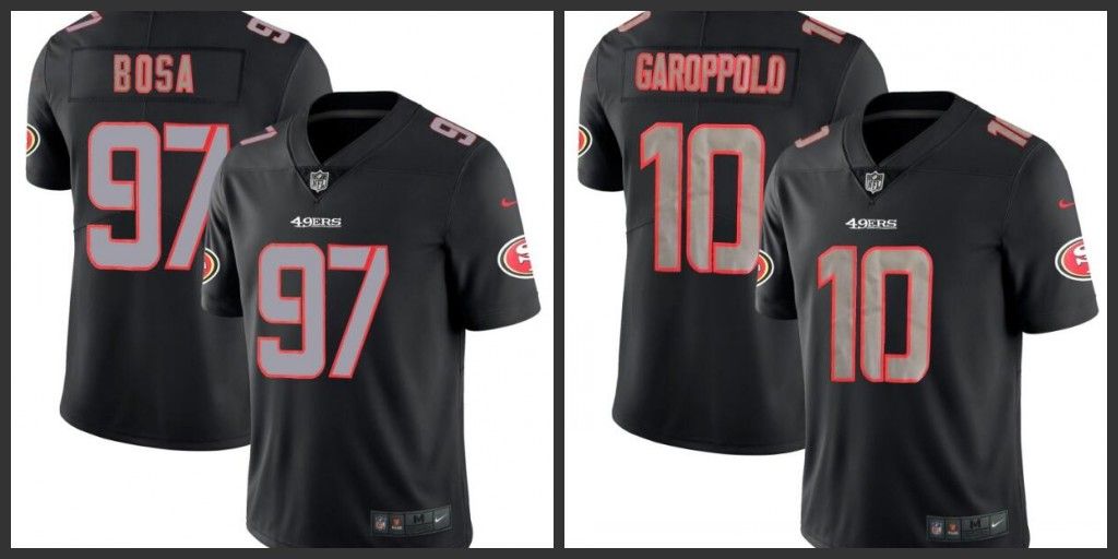 black 49ers jersey for sale