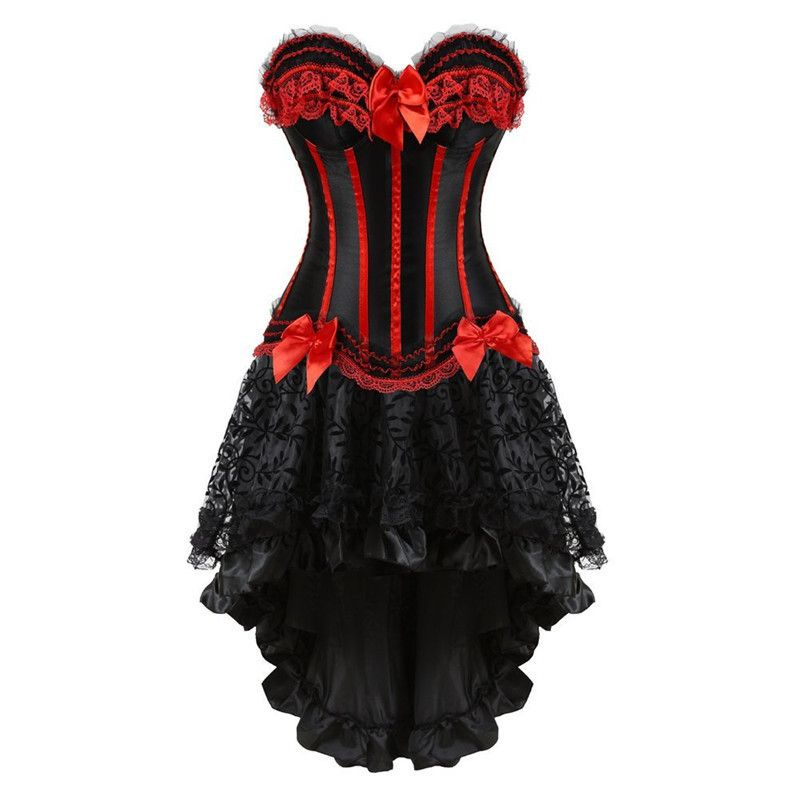 robe avec corset lacet