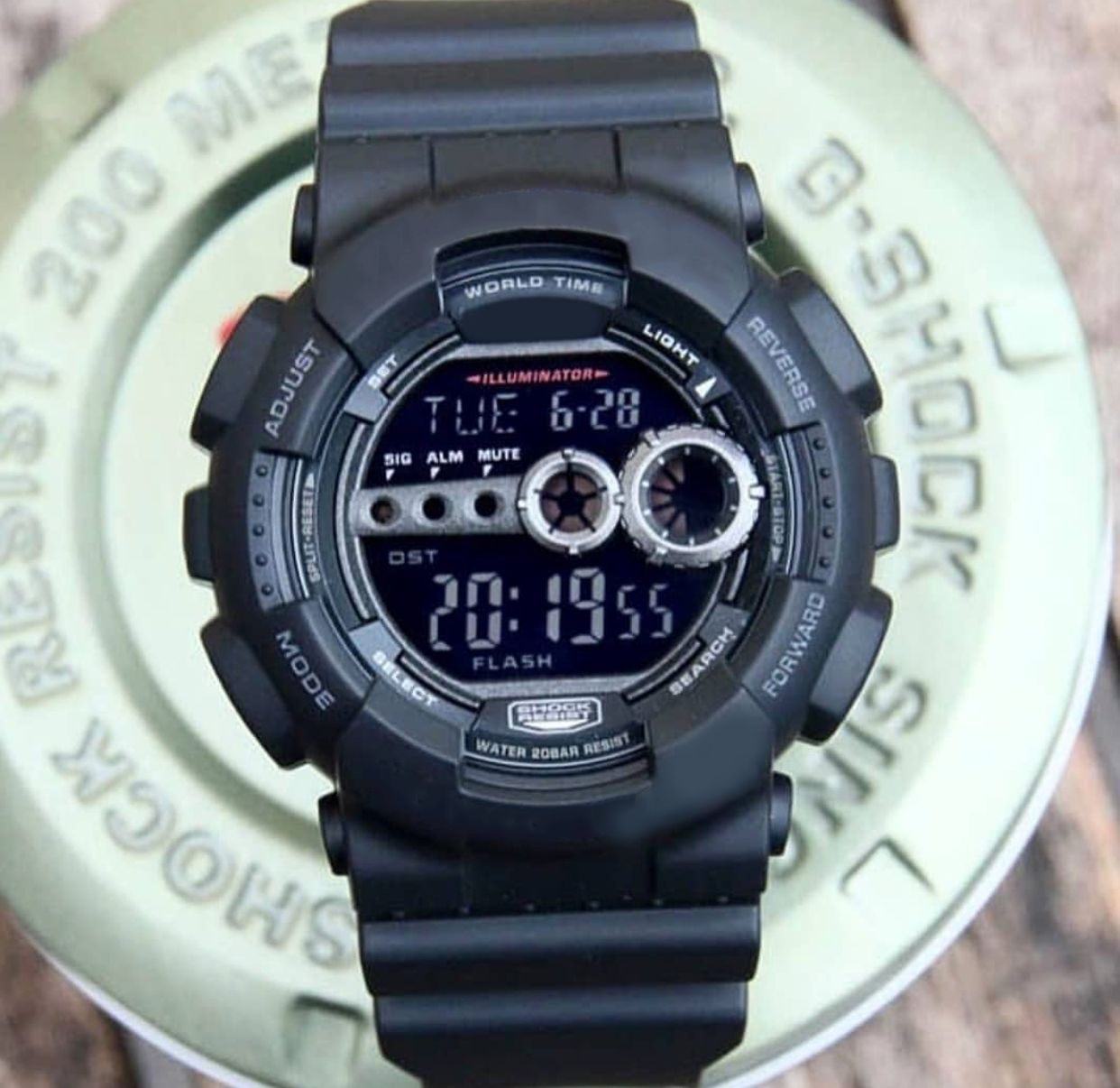gshock waterproof watch