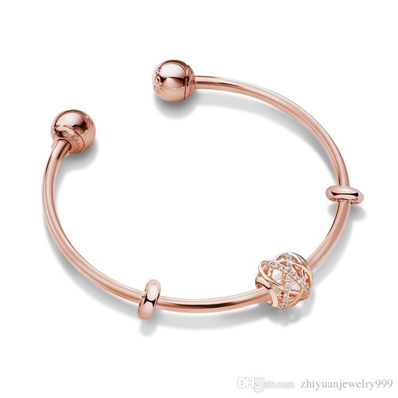 925 Silver Plated Fully Adjustable Stars Bangle Bracelet Women jewelry UK Seller