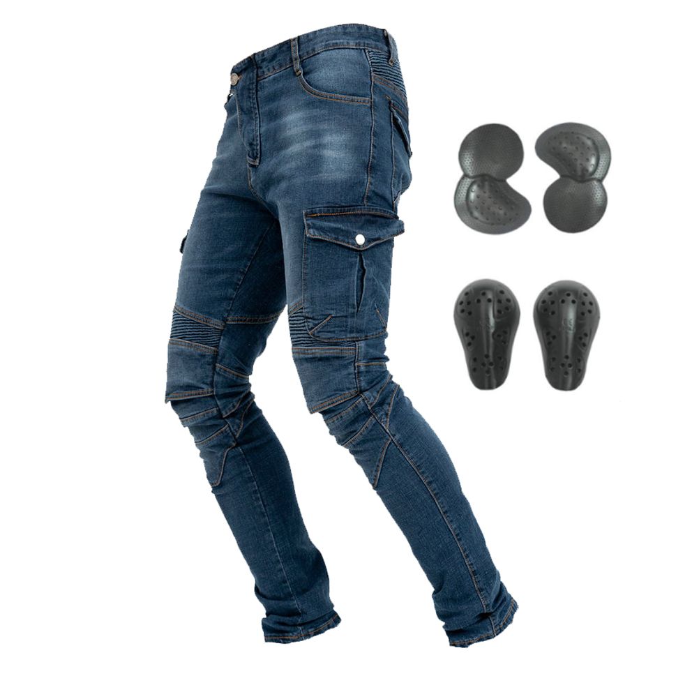 Men Motorcycle Motorbike Biker Riding Jeans With Upgrade CE Knee Hip Pads XXXL=38 Men Motorcycle Motorbike Biker Riding Jeans With Upgrade CE Knee Hip Pads XXXL=38