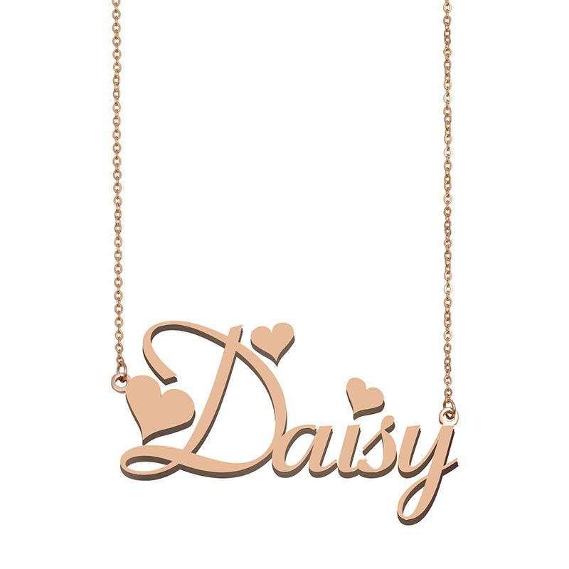 Daisy Name Necklace Pendant For Women 