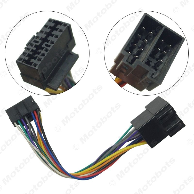 / 15/ pin Kabel Adapter Stecker ISO f/ür Autoradio Sony/