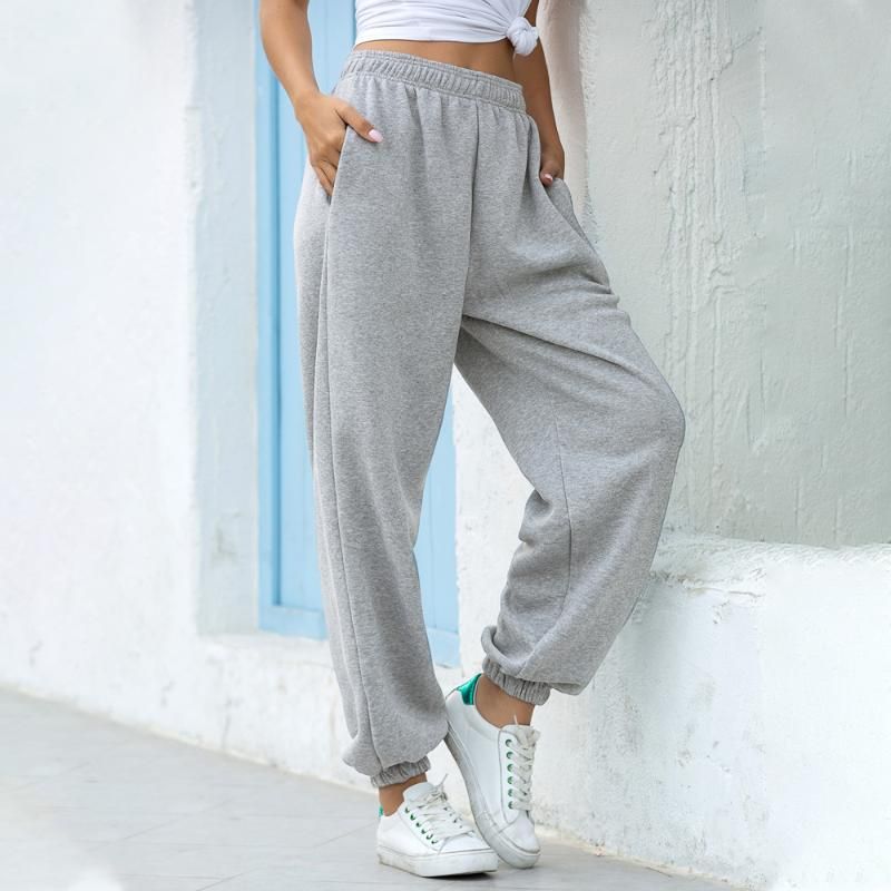 Baggy sweatpants with elastic ankles Clearance