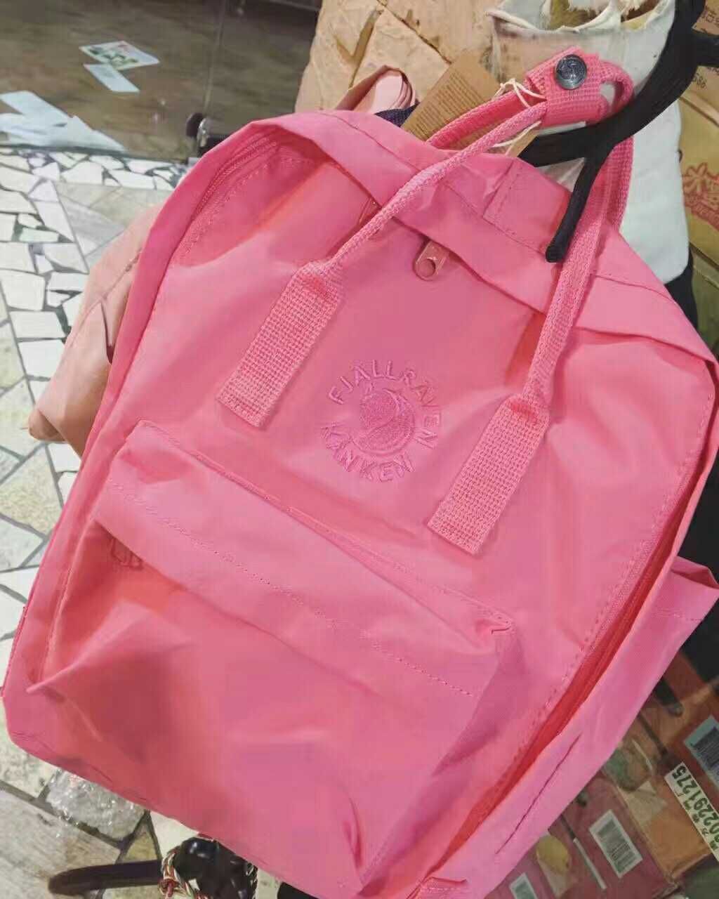 kanken kids peach pink