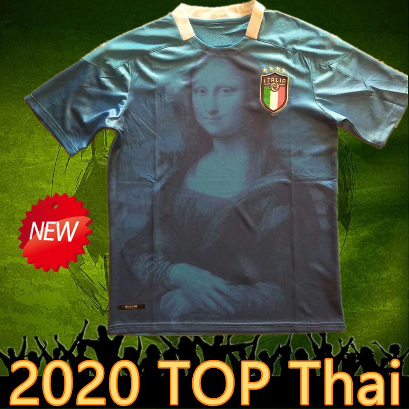 Grosshandel Italia Trikots 2020 Italien Mona Lisa Fussball Trikot 20 21 Italien Maglie Da Calcio Verratti Jorginho Romagnoli Immobile Bonucci Fussballhemden Von Jaylue 11 99 Auf De Dhgate Com Dhgate