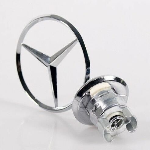 Cappuccio Cofano MERCEDES BENZ Logo Emblem Badge per W124 W202 W203 W208 W210//44 mm