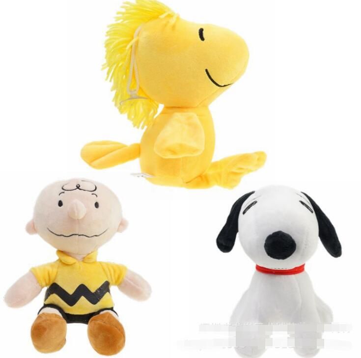 snoopy and woodstock stuffed animals