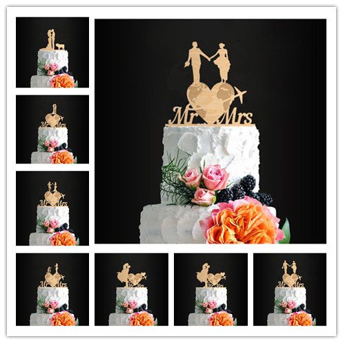 Acheter Pas Cher Theme Voyage En Bois De Gateau Fete De Mariage Voyage Gateau Bois Topper Mariee Et Decoration De Mariage Groom Fournitures Topper Du 13 32 Fr Dhgate