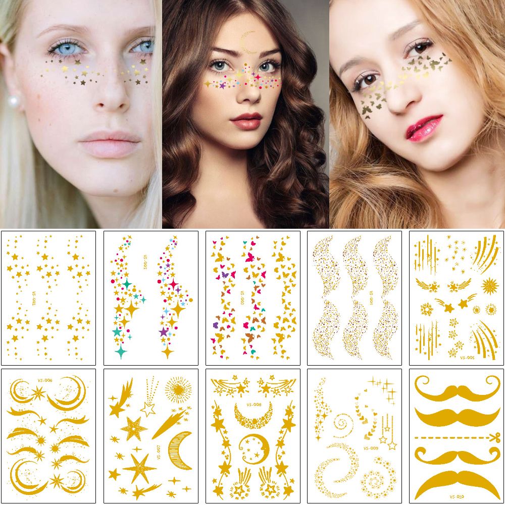 Download Butterfly Face Temporary Tattoo Background