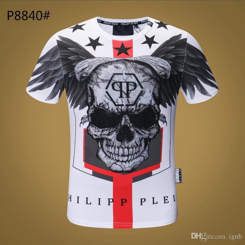 philipp plein t shirt diamond skull