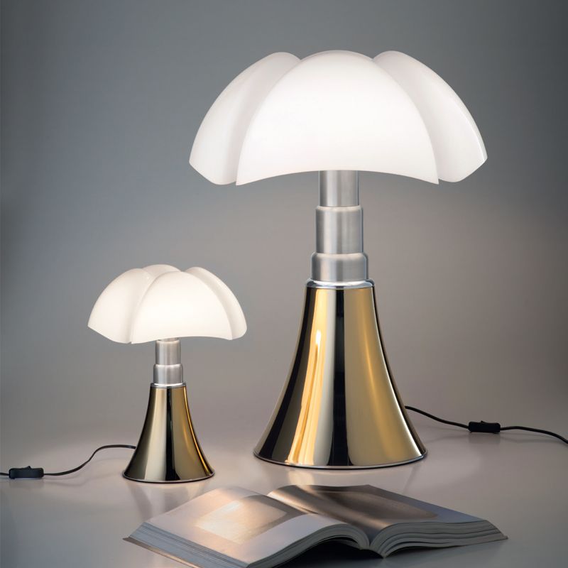 compre disenador pipistrello arte de la lampara de sombra lampara de mesa de cristal blanca turistica de martinelli luce lampara de cabecera del