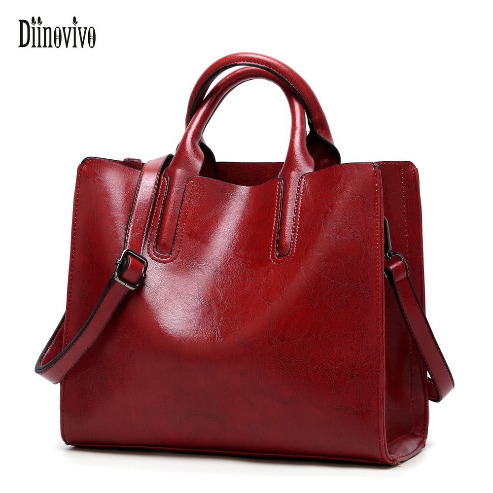 ladies leather tote