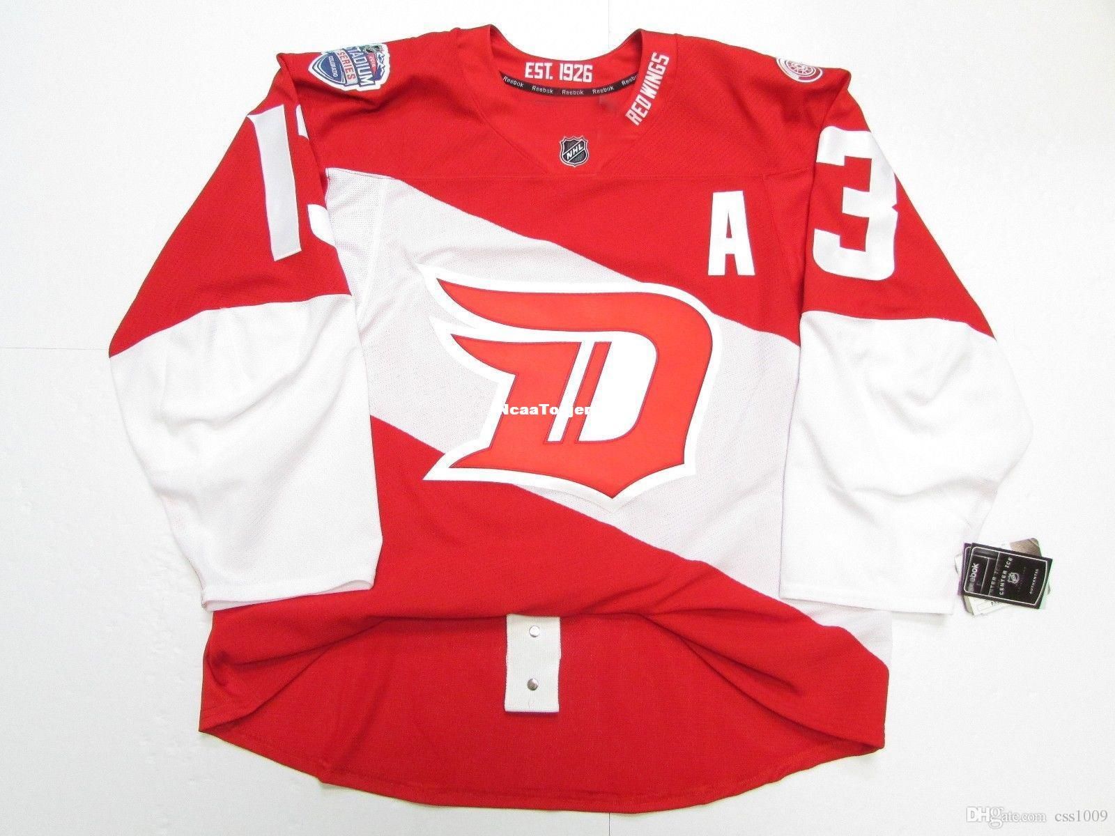 mens red wings stadium series jersey