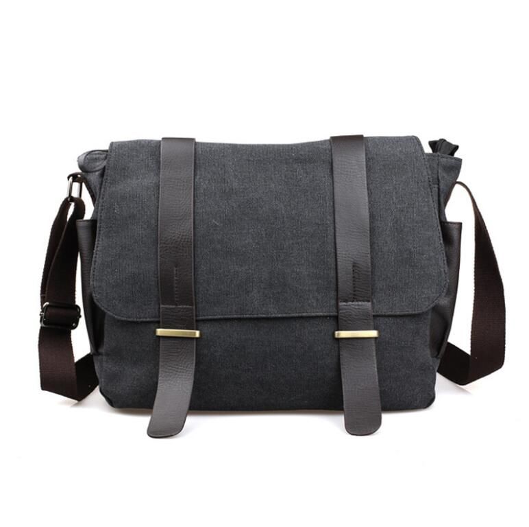 canvas shoulder bags for men