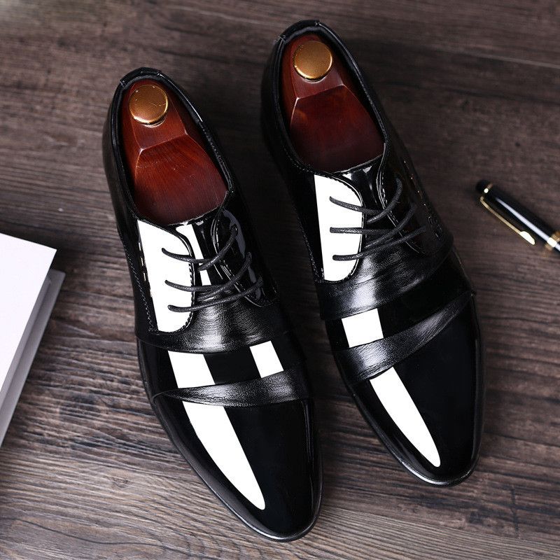 Zapatos italianos para Hombre Zapatos vestir de cuero Oficina Oxford zapatos Calzado