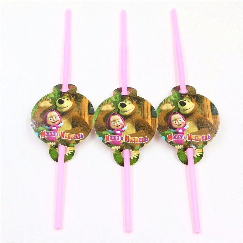 Compre Masha Y El Oso De Dibujos Animados Tematico De Bebida