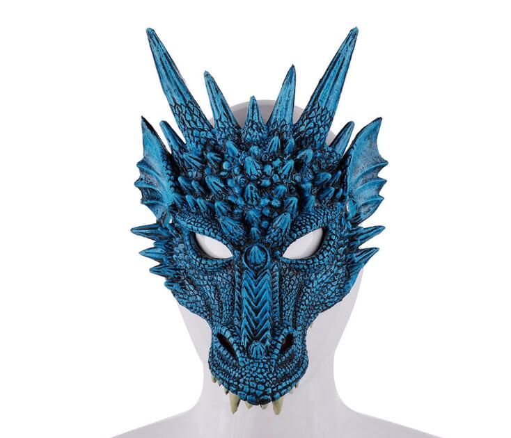 recoger competencia Herencia Disfraz de animal Máscara del dragón 3D Carnaval Fiesta del dragón de  Cosplay de la mascarada
