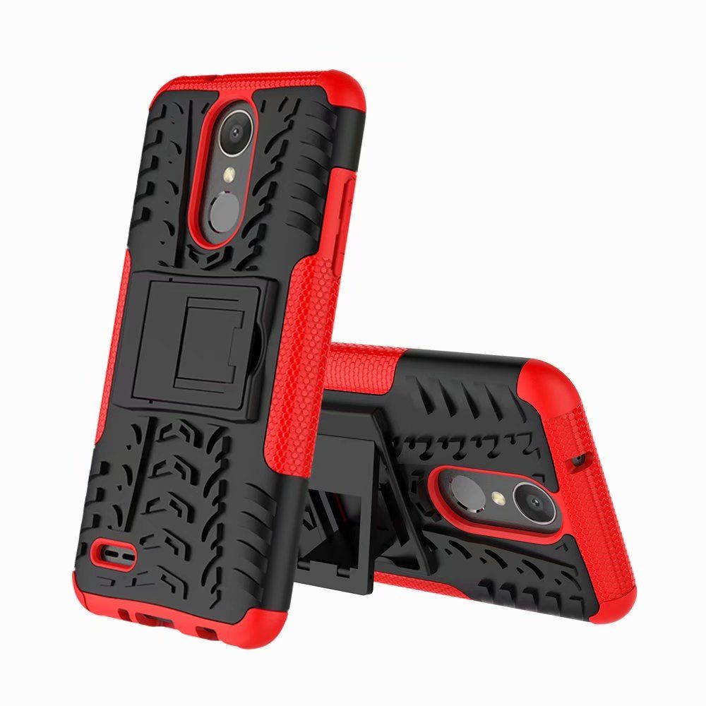 Híbrido Funda a prueba de golpes armadura soporte cubierta para LG Aristo/LV3/FORTUNA/Phoenix 3 Híbrido Funda a prueba de golpes armadura soporte cubierta para LG Aristo/LV3/FORTUNA/Phoenix 3