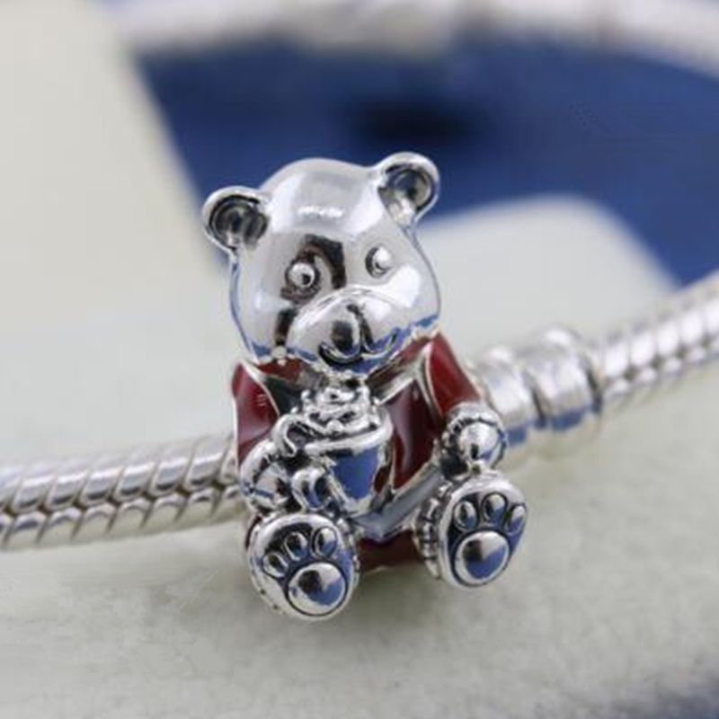 christmas bear pandora charm