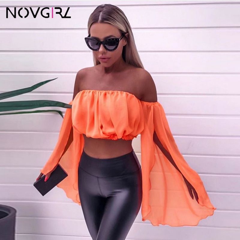 blusas color neon