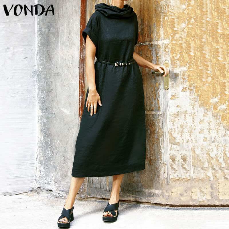 turtleneck dress short sleeve