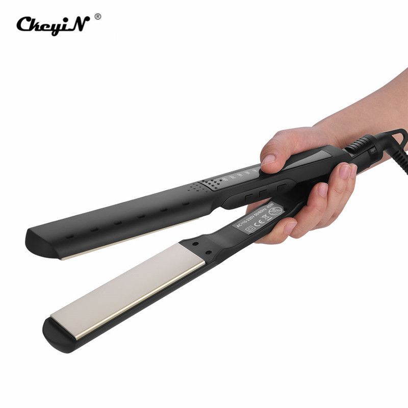 wide flat irons for hair