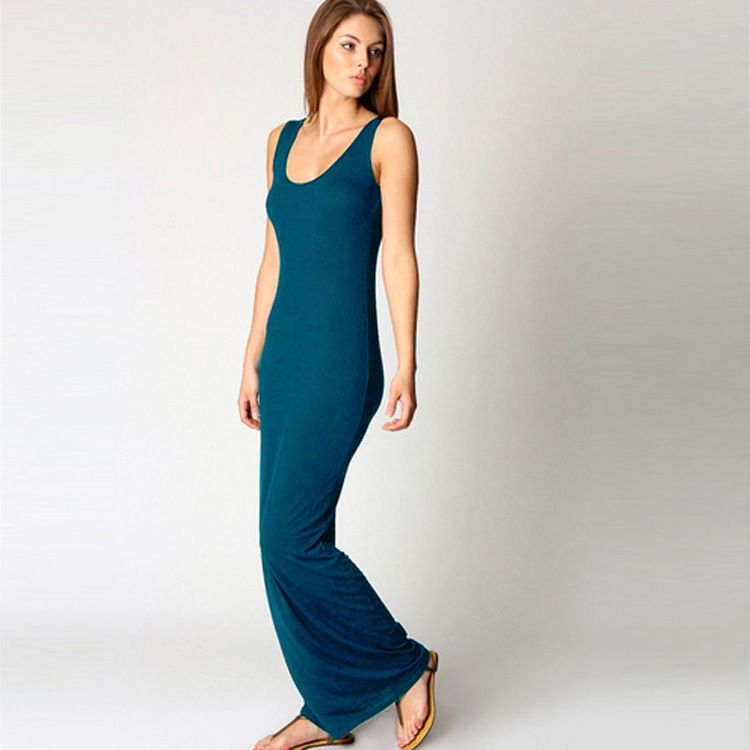 stretchable maxi dress