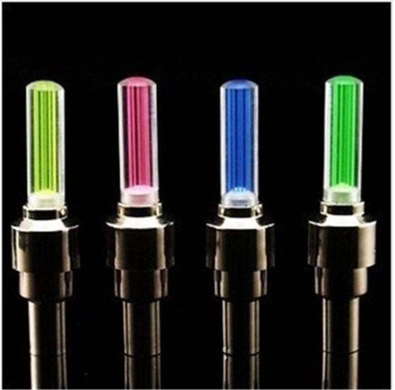 Bicycle Fashion Car Motorcycle LED Bike Flash Lamp Blue Tyre Valve Cap Light