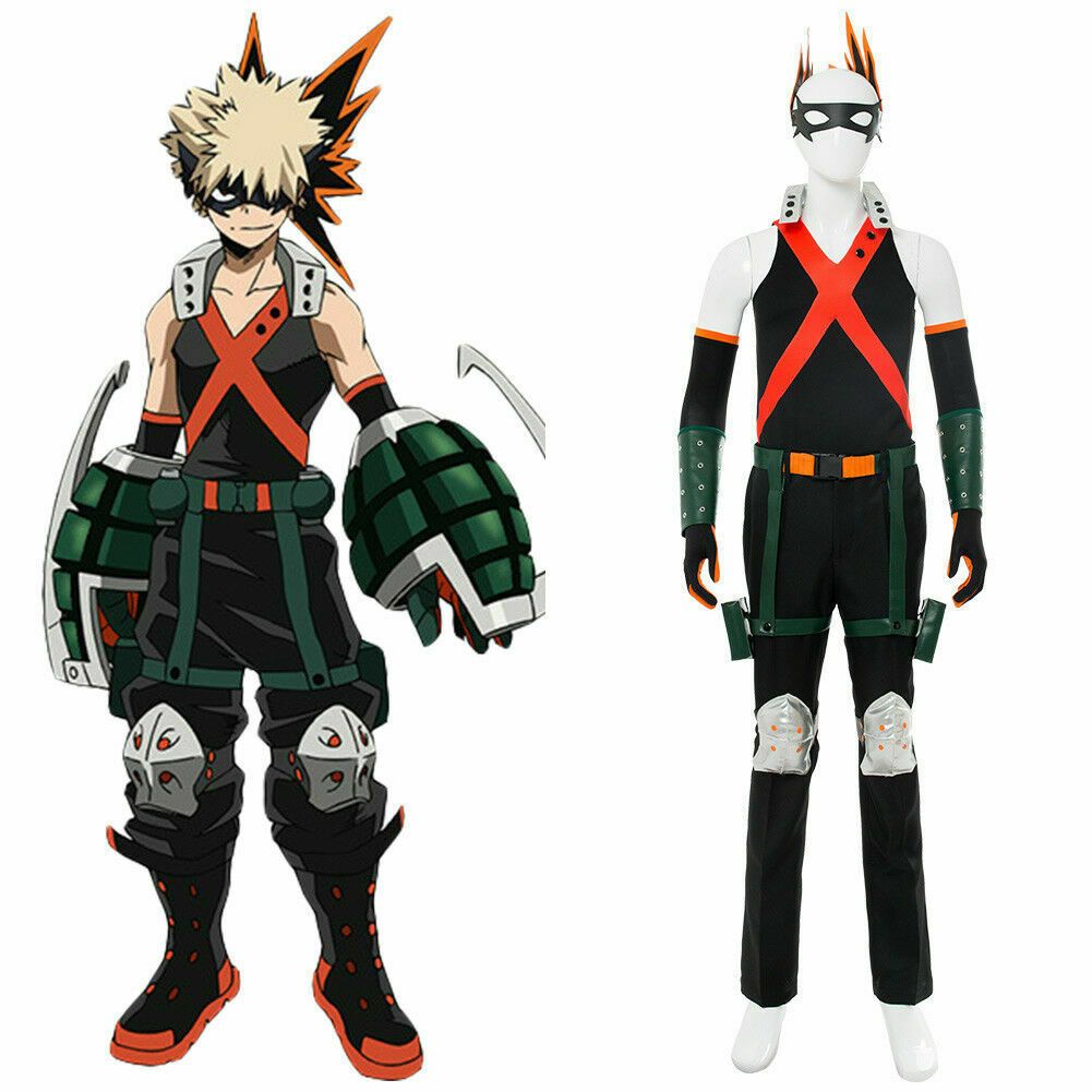 My Hero Academia Akademia Katsuki Bakugou Cosplay traje Cos