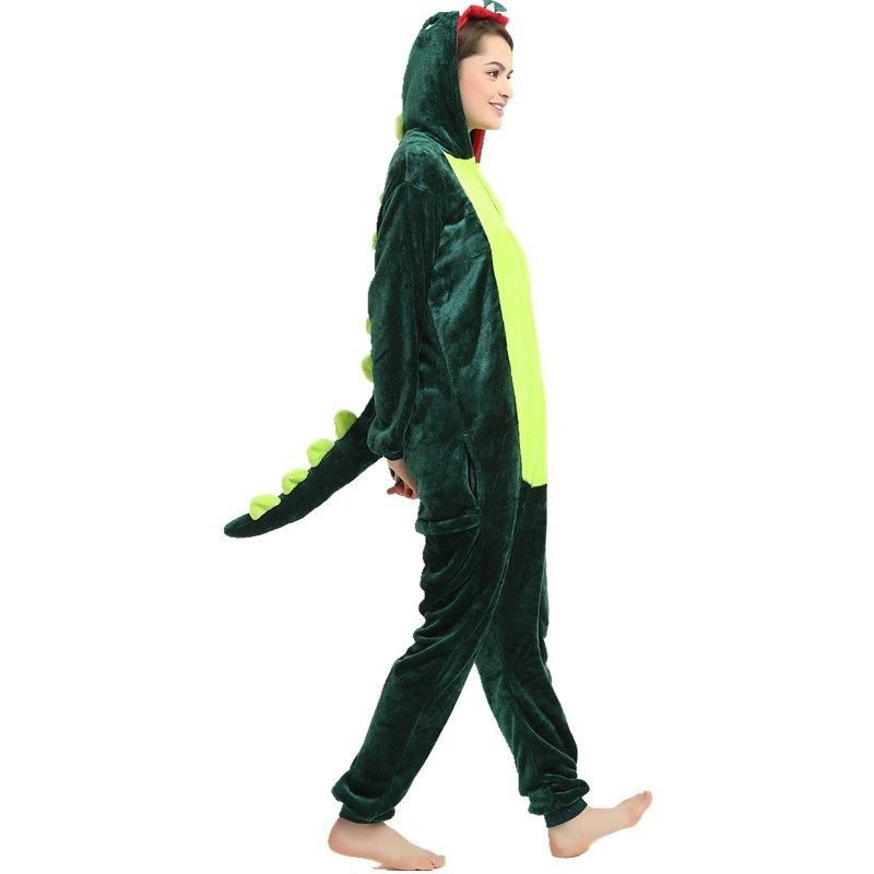 Desconto Em Dinossauro Verde Adorável Onesies Unisex Flanela Fantasia  Pijamas Cosplay Costumes Outfit Pijamas Para Adultos Bem Vindo Order  Atacado Loja Online De Fantasias De Anime De Topo | DHgate.Com