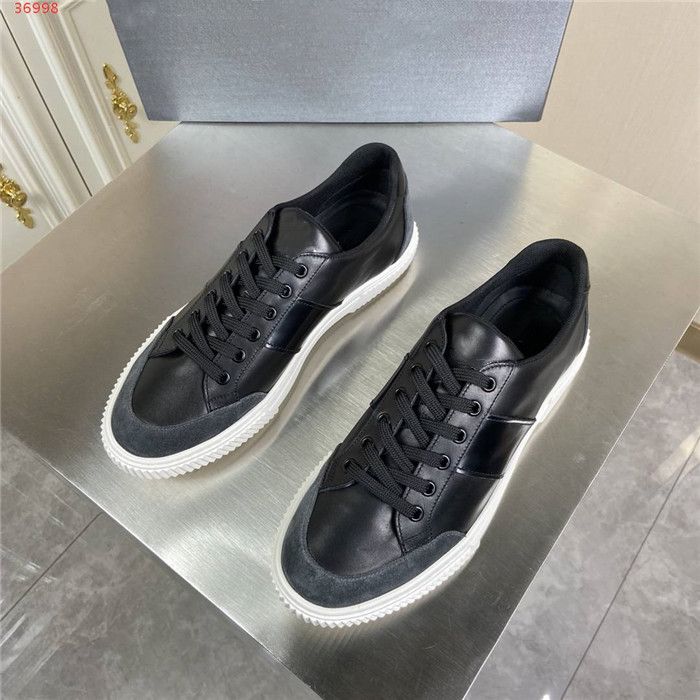 leather fashion trainers