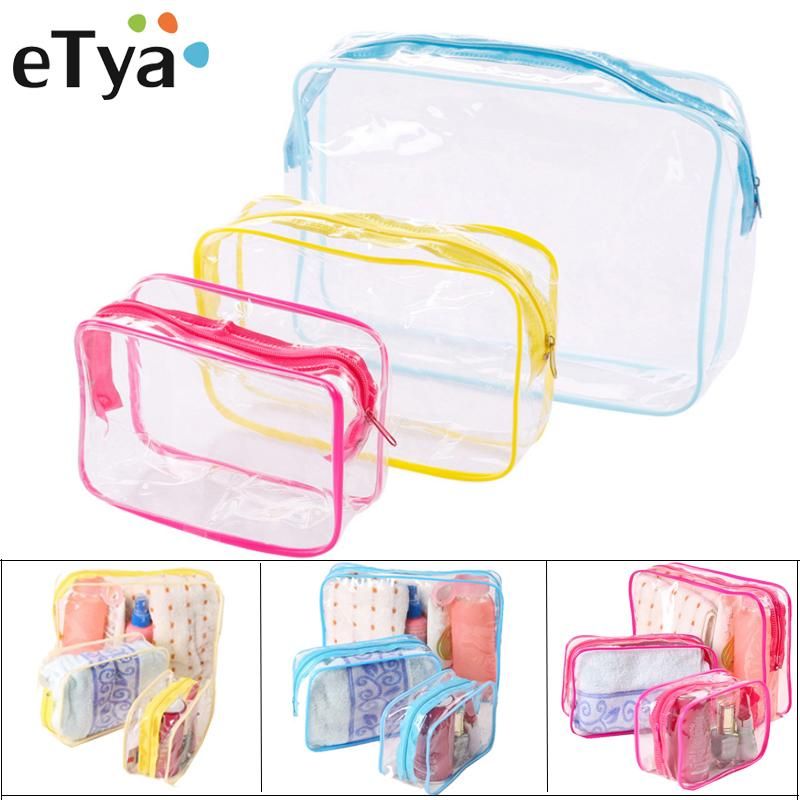 mens clear travel toiletry bag