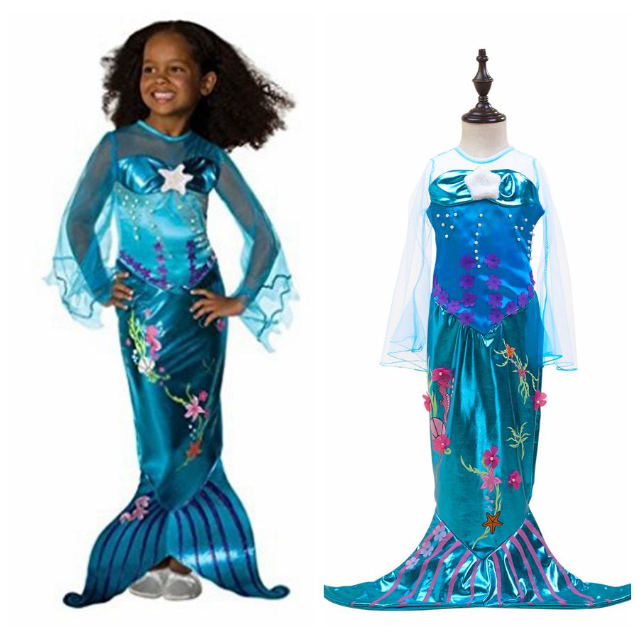 mermaid princess dress