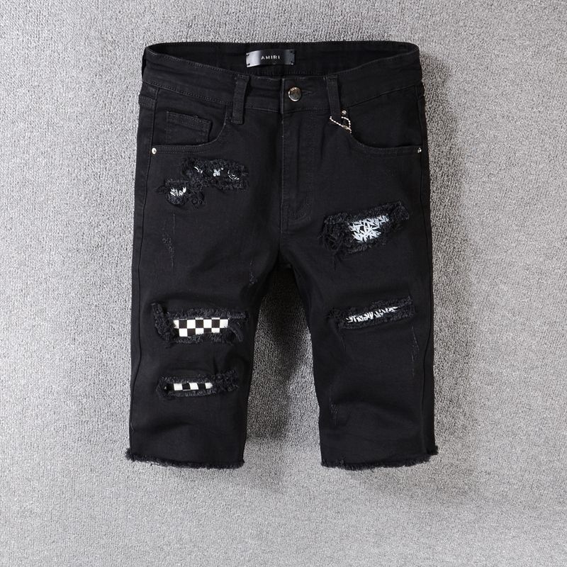 amiri jean shorts mens