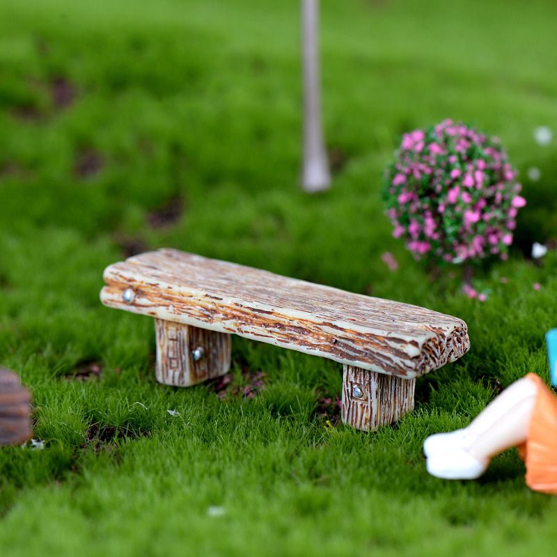 miniature garden bench
