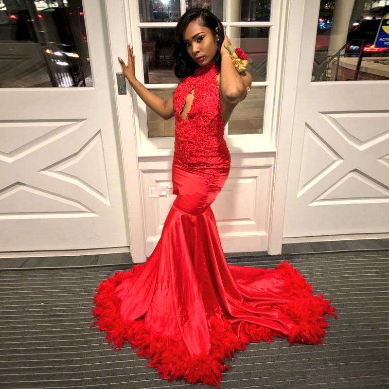Chic Black Girls Prom Dresses Elegant 
