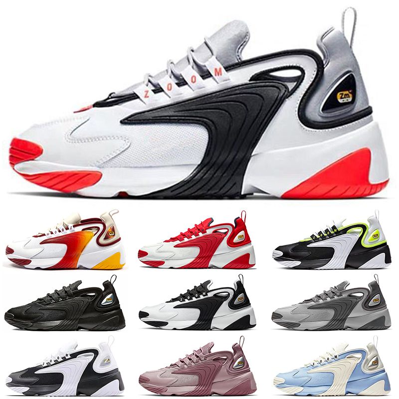 Acquista Nike Zoom 2k Sconto Tekno Zoom 2K Scarpe Da Corsa Designer Luxury  Uomo Donna 2000 Nero Bianco Arancione Scarpe Sportive Da Ginnastica Mens  Scarpe Da Ginnastica Runner Taglia 36 45 A