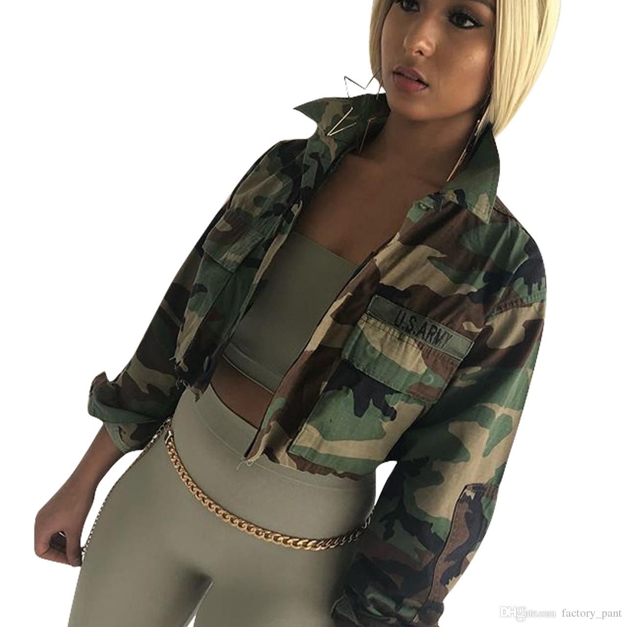 camouflage short jacket