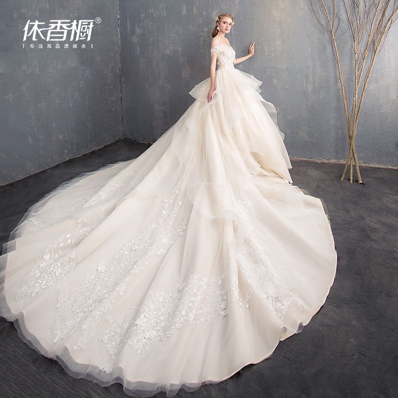 long tail pakistani wedding dresses