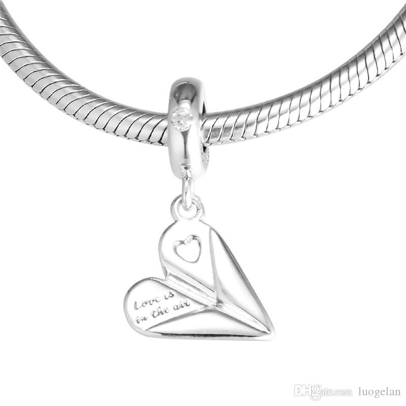 925 argent sterling Symbole Féminin charme cœur forme flottante printemps 2019