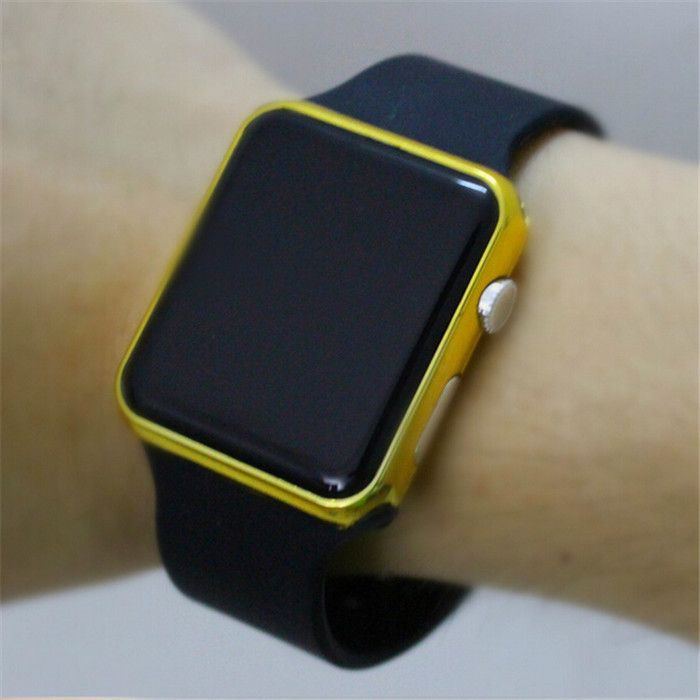 square face digital watch