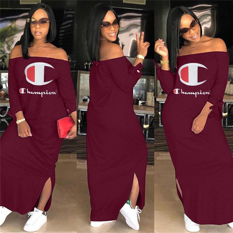 champion long sleeve dress